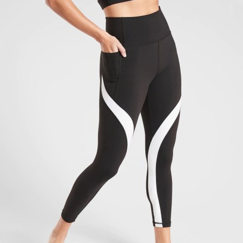 ATHLETA Salutation Stash Pocket II Embossed Tight
